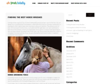 Ohyeahtotally.com(Oh, yeah) Screenshot