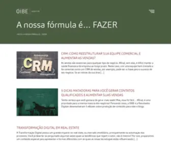 Oibe.com.br(Assessoria em Comunicação e Treinamentos Web) Screenshot
