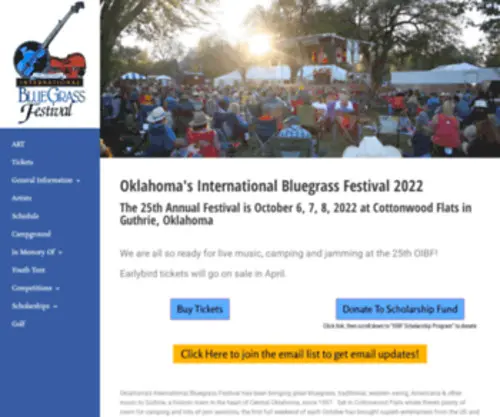 Oibf.com(Join us in guthrie) Screenshot