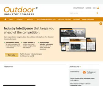 Oicompass.com(The Outdoor Industry Compass) Screenshot