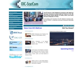 Oicstatcom.org(OIC Statistical Commission) Screenshot