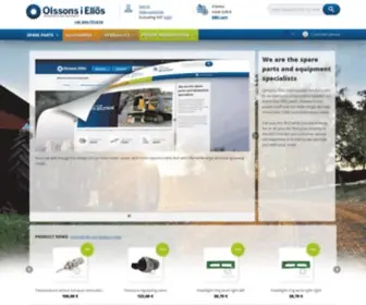 Oieparts.com(Olsson Parts) Screenshot