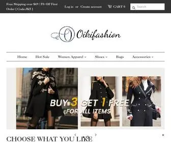 Oikifashion.com(Online Clothing Boutique) Screenshot