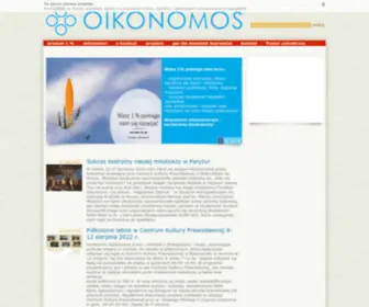 Oikonomos.pl(Fundacja Oikonomos) Screenshot