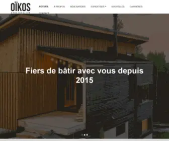 Oikosconstruction.ca(OIKOS Construction) Screenshot