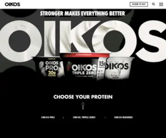 Oikosyogurt.com(Oikos®) Screenshot