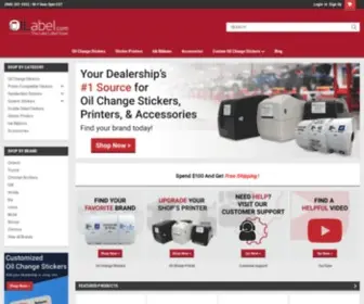 Oilabel.com(Oil Change Stickers) Screenshot