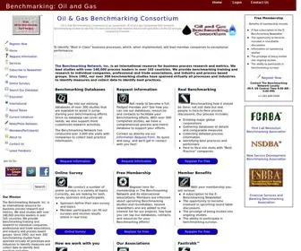 Oilandgasbenchmarking.com(Oil & Gas Benchmarking Consortium) Screenshot