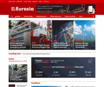 Oilandgaseurasia.com(Oil&Gas Eurasia) Screenshot