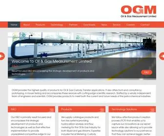 Oilandgasmeasurement.com(OGM) Screenshot