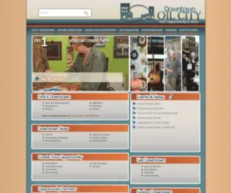 Oilcitymainstreet.org(The Mission of the Oil City Main Street Program) Screenshot