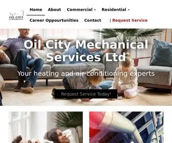 Oilcitymech.com(We Provide Quality Mechanical Services in Edmonton and Area) Screenshot