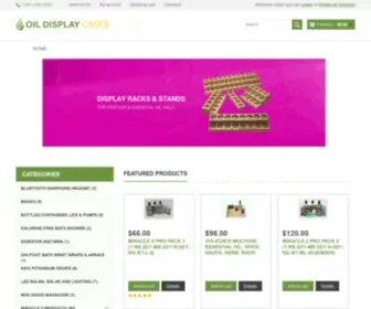 Oildisplaycases.com(Miracle II Soap Essential Oil Display Rack Manufacturer) Screenshot