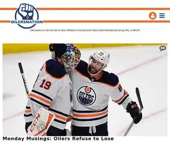 Oilersnation.com(Edmonton Oilers News) Screenshot