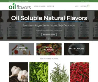 Oilflavors.com(Oil Flavors) Screenshot