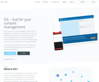 Oiljs.org(Consent Management) Screenshot