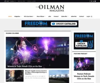 Oilmanmagazine.com(Your Oil and Gas Business Magazine) Screenshot
