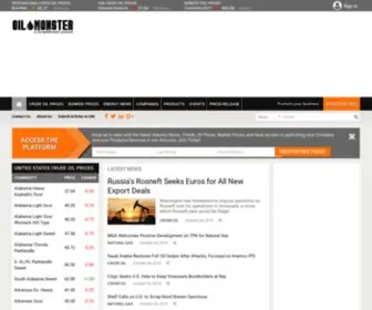 Oilmonster.com(Crude Oil Price Today) Screenshot