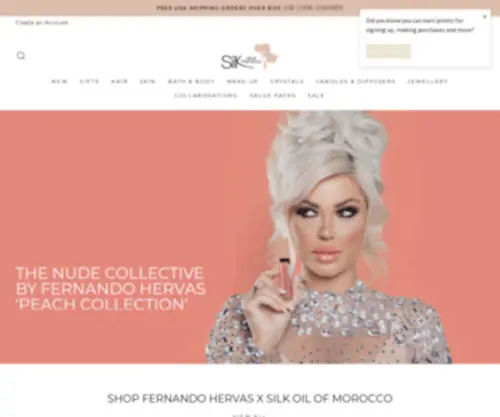 Oilofmorocco.com.au(Guilt Free Glamour. Silk Oil of Morocco) Screenshot