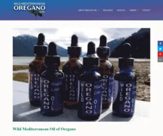 Oiloforegano.com(Wild Oil of Oregano) Screenshot