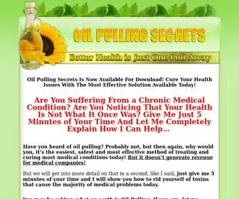 Oilpullingsecrets.com(Oil Pulling Secrets) Screenshot