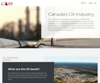 Oilsandstoday.ca(Canada's Oil Industry) Screenshot