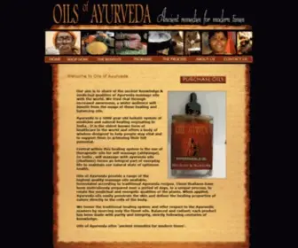 Oilsofayurveda.com(安全加密中) Screenshot