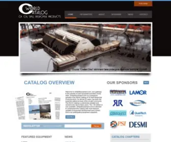 Oilspillequipment.com(World Catalog of Oil Spill Response Products) Screenshot