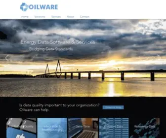 Oilware.com(Well Data Management Software & Services) Screenshot