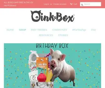 OinkboxStore.com(OinkBox Store) Screenshot