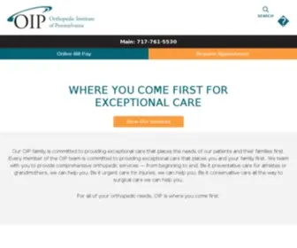 Oip.com(Orthopedic Specialists & Surgeons) Screenshot