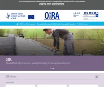 Oiraproject.eu(Online interactive Risk Assessment) Screenshot