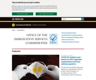 Oisc.gov.uk(People Seeking Immigration Advice) Screenshot