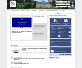 Oise.gouv.fr(Actualités) Screenshot