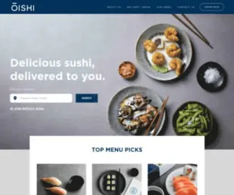 Oishi.co.za(Sushi Delivery) Screenshot