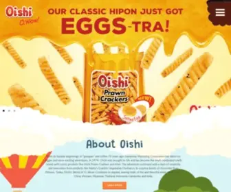 Oishi.com.ph(Home) Screenshot