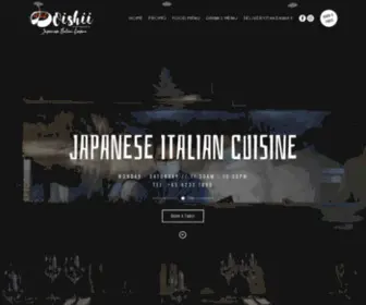 Oishiiristorante.com(Oishii Ristorante) Screenshot