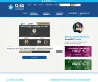 Oiss.org(Organización Iberoamericana de la Seguridad Social) Screenshot