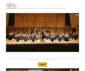 Oistrakhsymphony.org(Oistrakh Symphony of Chicago) Screenshot