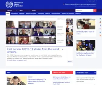 Oit.org(International Labour Organization) Screenshot