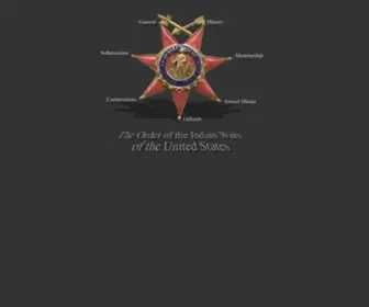 Oiwus.org(The Order of the Indian Wars of the United States) Screenshot