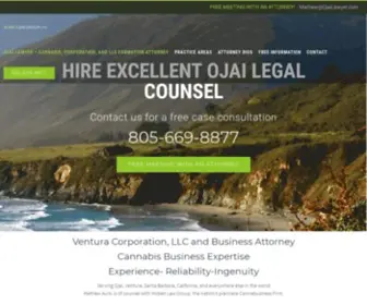 Ojailawyer.com(Auric Law Group Ltd) Screenshot