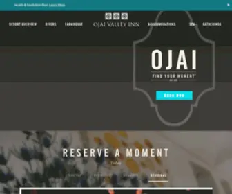 Ojairesort.com(Southern California Luxury Resorts) Screenshot