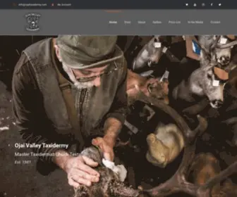 Ojaitaxidermy.com(Ojai Valley Taxidermy) Screenshot