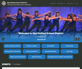 Ojaiusd.org(Ojai Unified School District) Screenshot