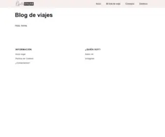 Ojalaviajar.com(Mujer Viajera ✅ Ojalá Viajar) Screenshot