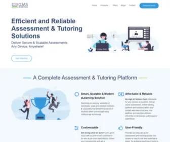 Ojaselearning.com(Online Assessment Software) Screenshot