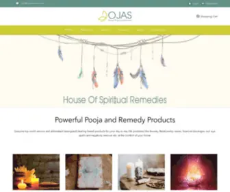 OjasStores.com(Online Spiritual Remedies) Screenshot