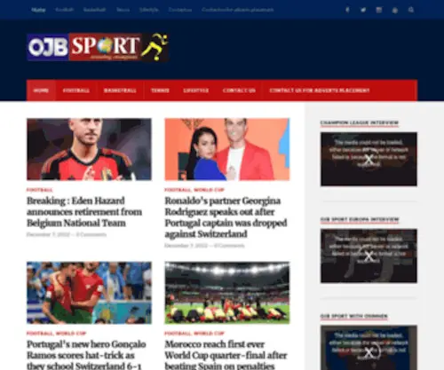 Ojbsport.com(OJB SPORT) Screenshot