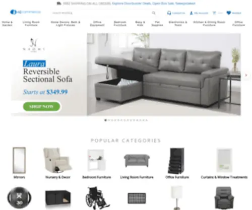 Ojcommerce.com(Furniture) Screenshot